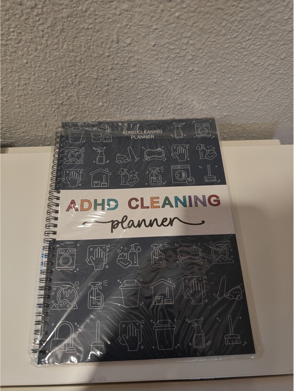 ADHD Cleaning Planner Spiral Bound Organizer with Cleaning R